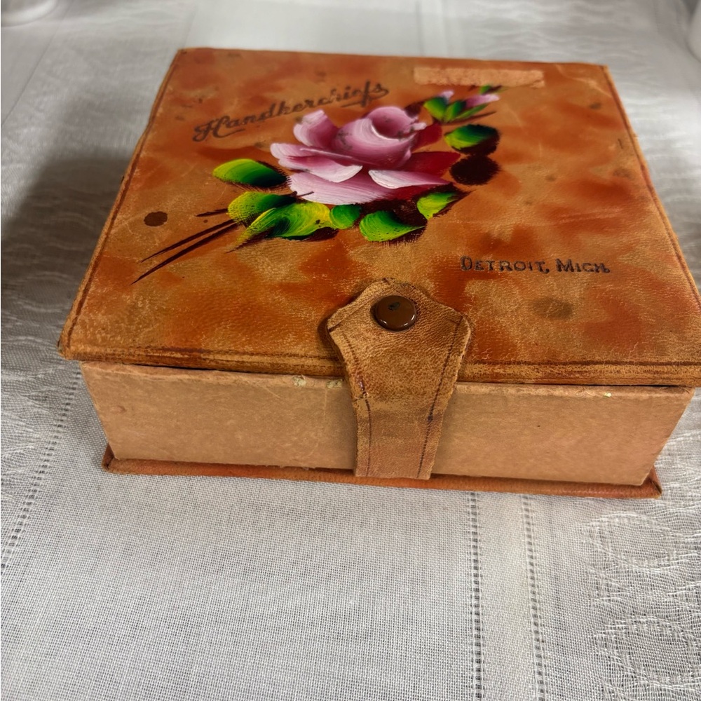 Vintage Handkerchief Box